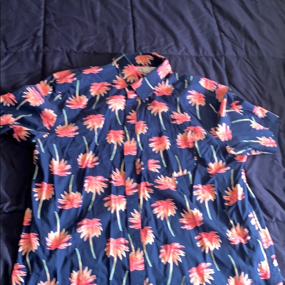 Men’s Short Sleeve Palm Tree Shirt